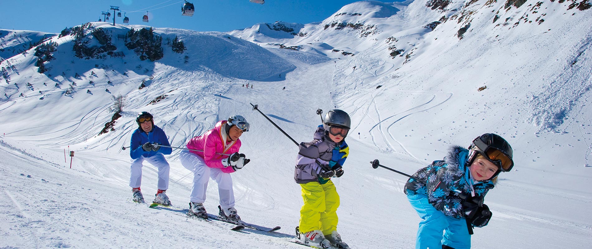Skigebiet Rauriser Hochalmbahnen Kinder C TVB Rauris Fotograf Michael Gruber