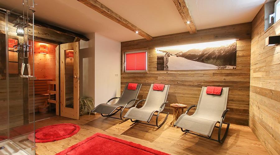 Liegemöglichkeit Sauna